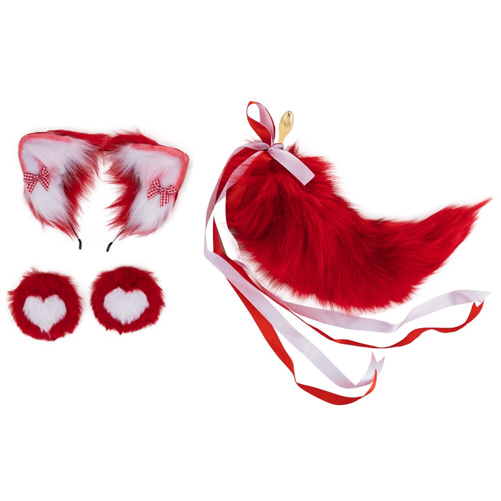      LOCKINK SEVANDA Red Vixen Set with Pear-shape Plug, 7,5  2,3 