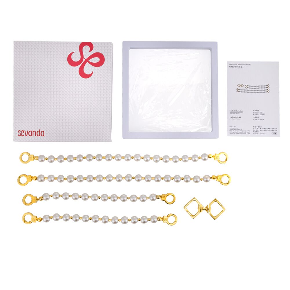     LOCKINK Pearl Handcuffs & Anklecuffs