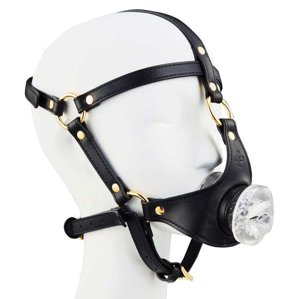 -    LOCKINK SEVANDA Blowjob Head Harness