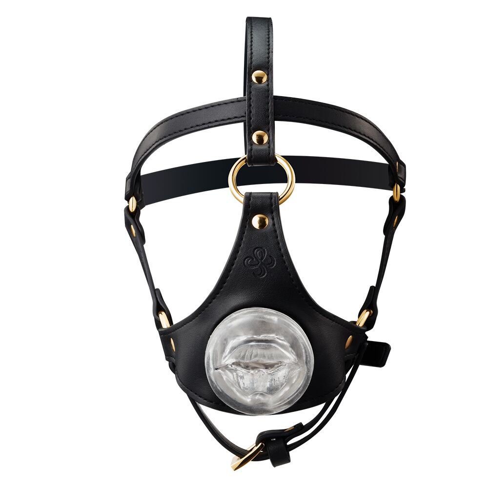 -    LOCKINK SEVANDA Blowjob Head Harness