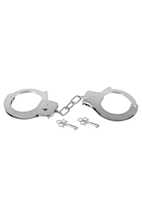   Fetish Tentation Adjustable metal wrist cuffs,  