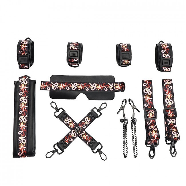  - LOCKINK The Flowering Serpent Bondage Set, 7 