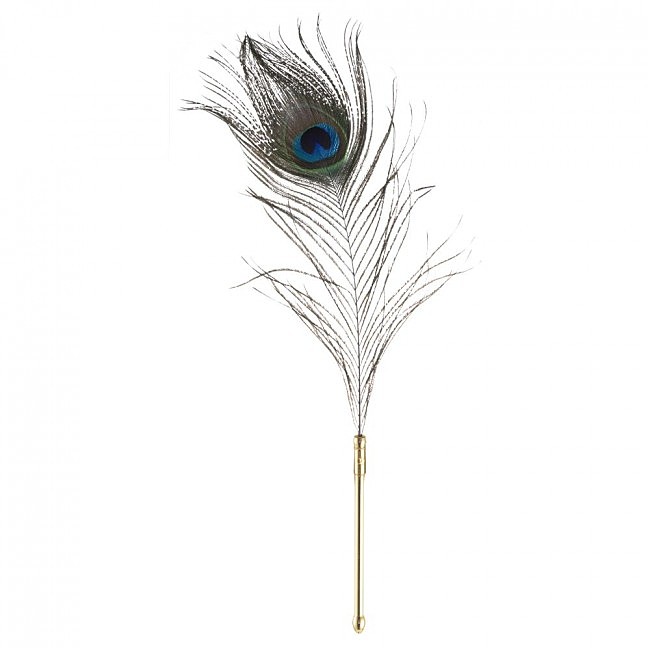     LOCKINK SEVANDA Natural Peacock Flirting Feather Tickler