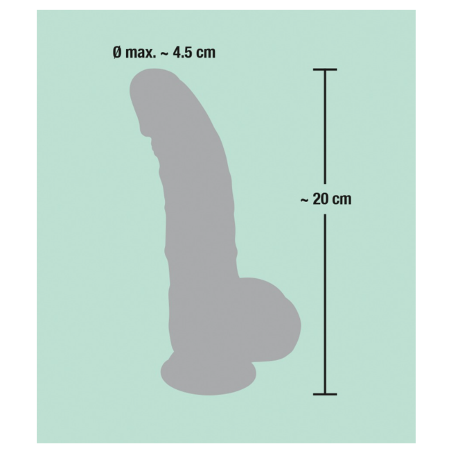    Medical Silicone Dildo You2Toys, 20  4,5 