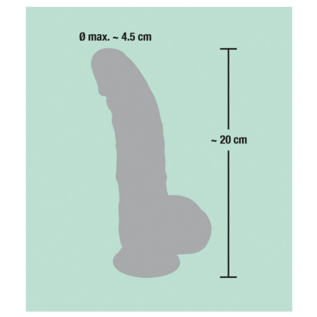    Medical Silicone Dildo You2Toys, 20  4,5 