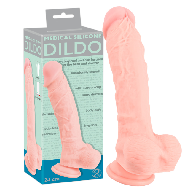    You2Toys Medical Silicone Dildo, 24 