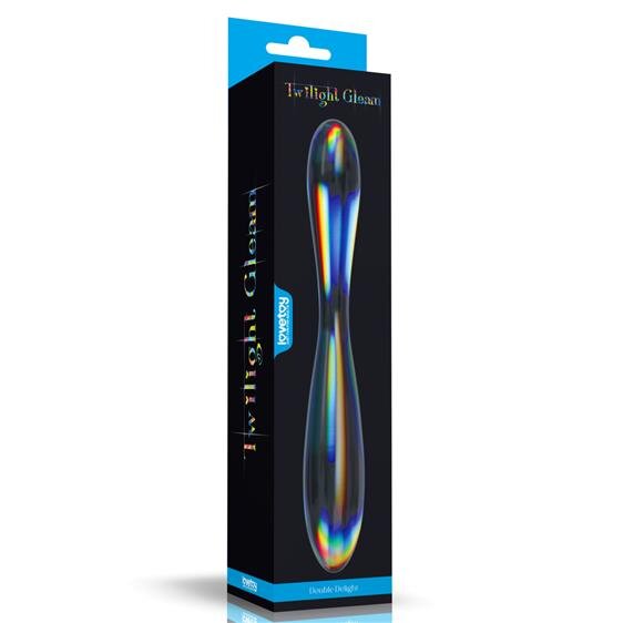    Twilight Gleam Glass Dildo Double Delight, 23,2  3,1-3,5 