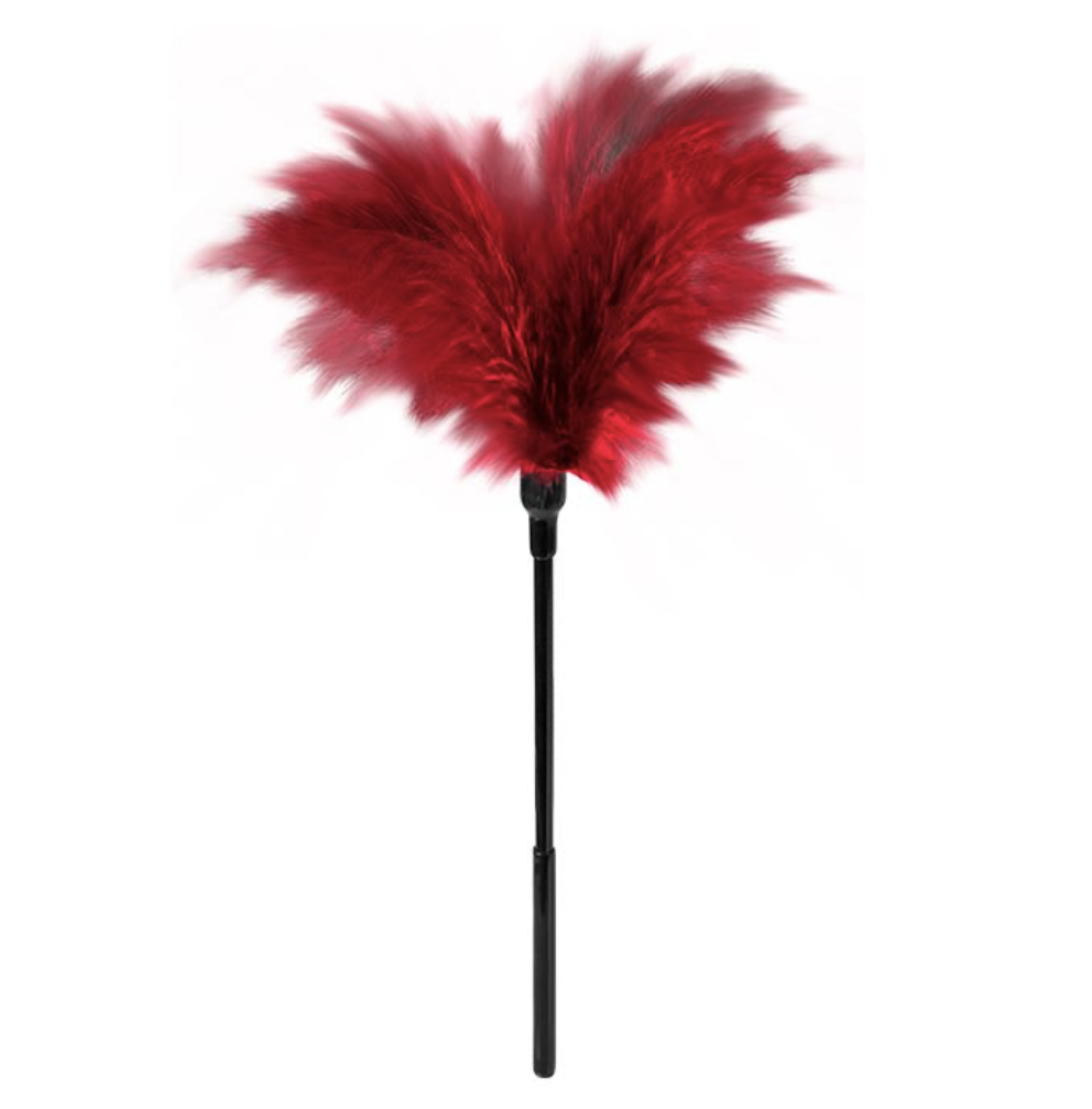 GP SMALL FEATHER TICKLER RED