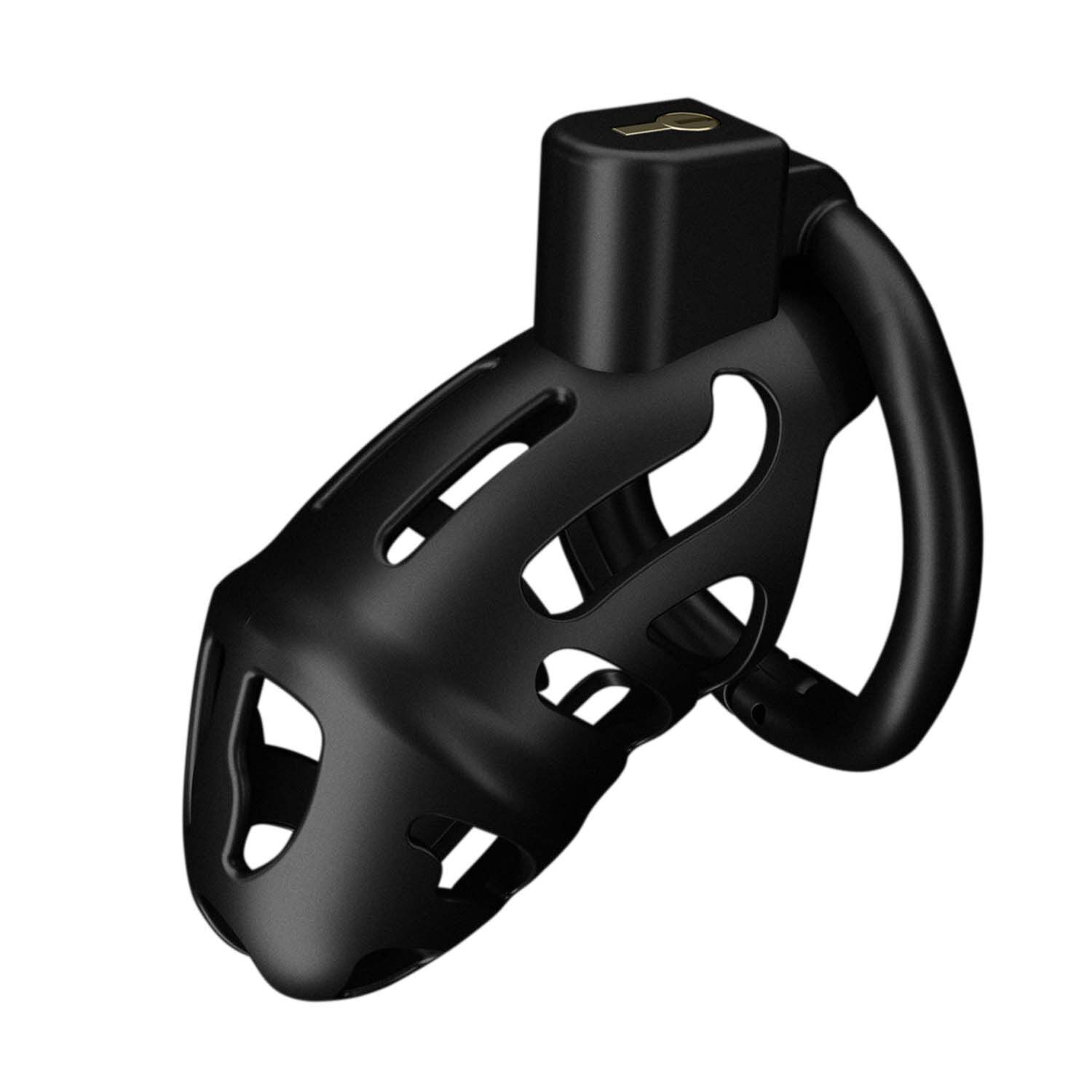    LOCKINK SEVANDA Plastic Penis Chastity Cage — Black ( )