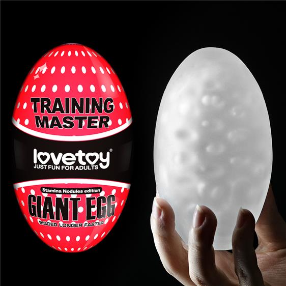 - Traning Master Giant Egg Masturbator Red,  , 12  7 