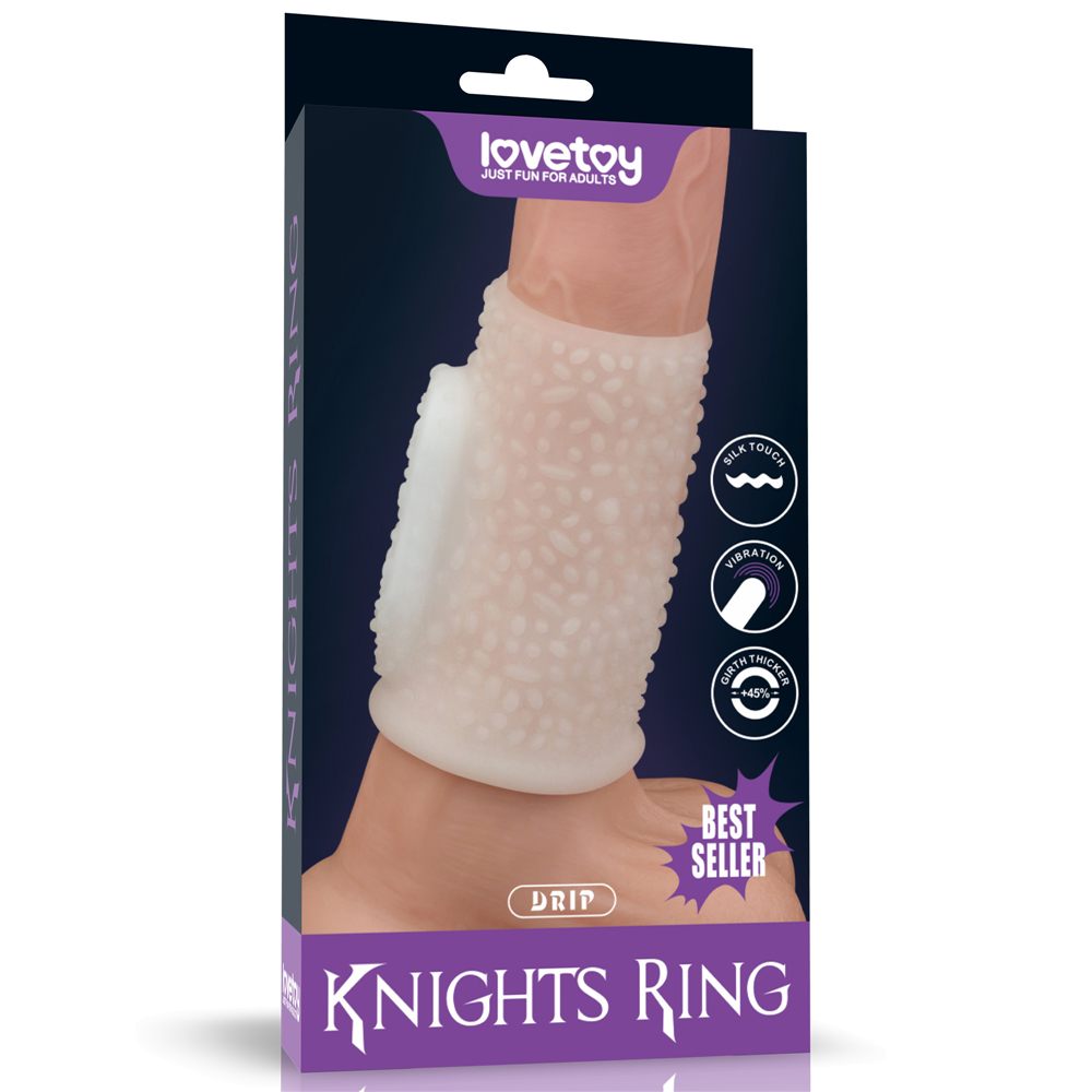    LoveToy Vibrating Spiral Knights Ring White II, 10  4,8 