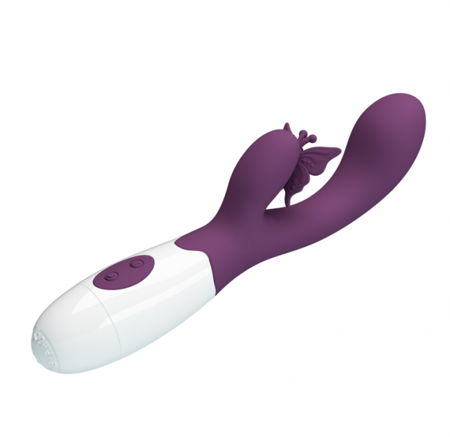  Pretty Love Butterfly Kiss Vibrator Dark Purple