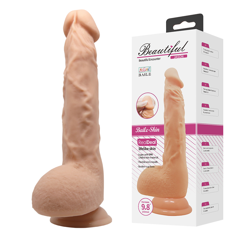   Beautiful Encounter Jason Real Dildo Flesh Baile , 24  4,1 