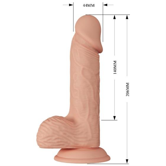 	  Beautiful Encounter Vibrator Flesh Baile, 20,6  4,4 