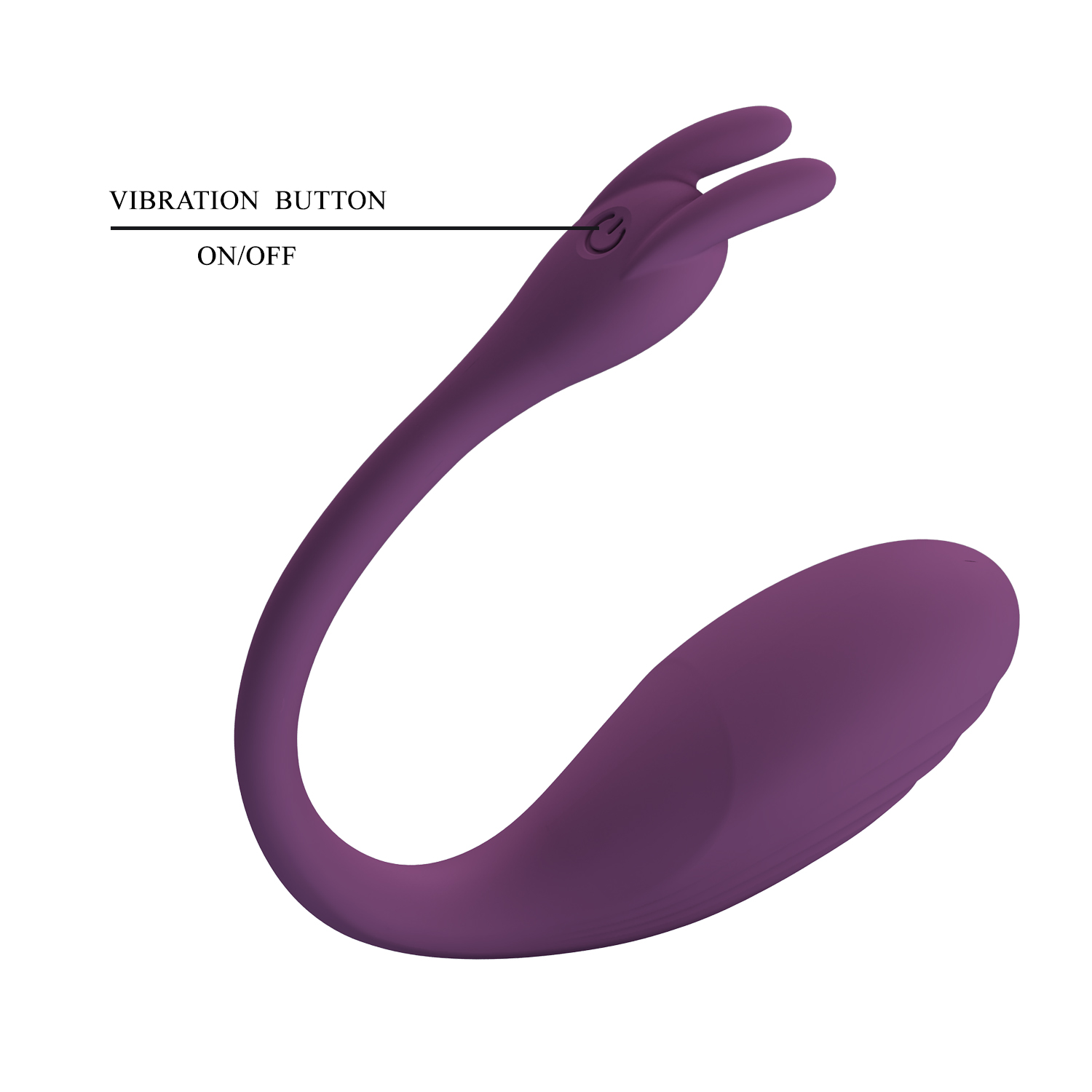  Pretty Love Catalina Stimulator Dark Purple, 12  