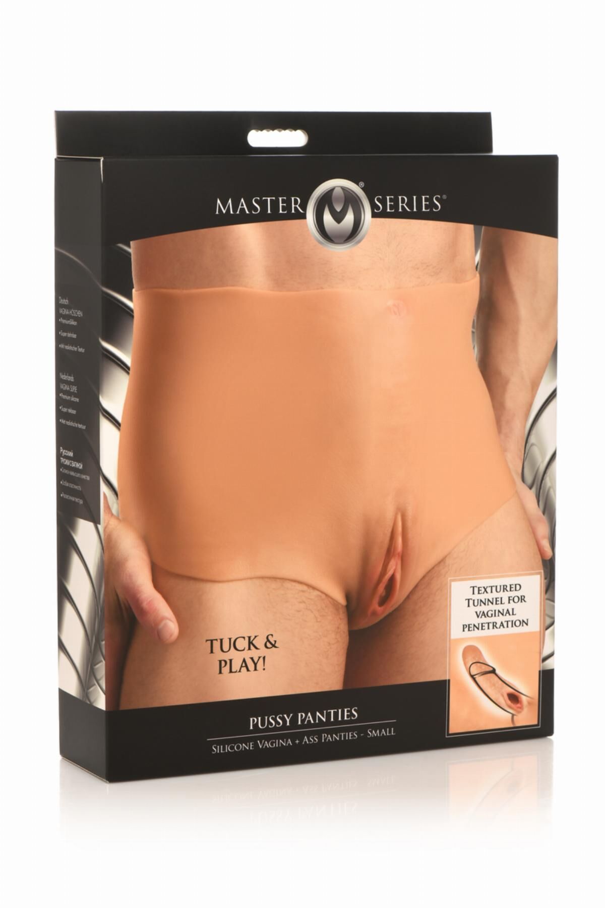   Master Series Silicone Vagina + Butt Panties, 