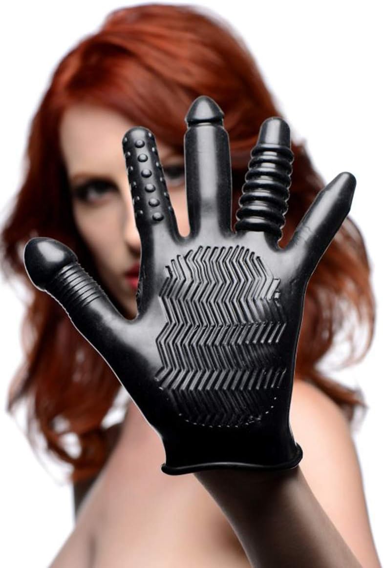 Master Series Pleasure Poker Textured Glove  