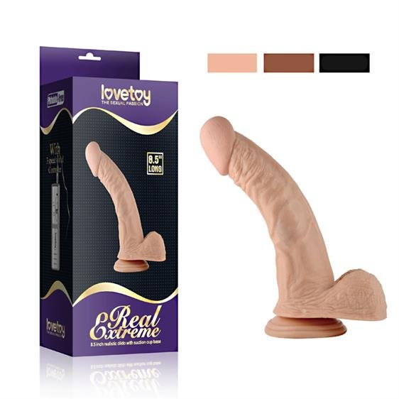 - LoveToy Real Extreme Dildo Vibrating Flesh, 22  4 