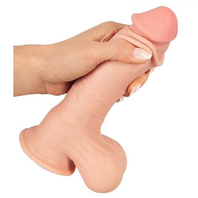      NS Dildo with movable skin Orion, 19,9  4,9 