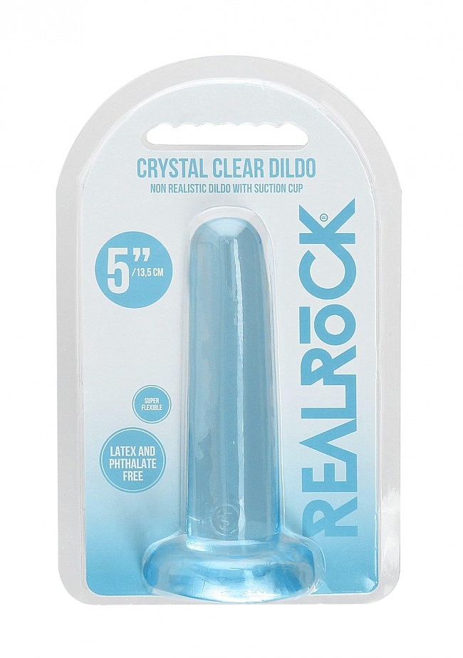   Non Realistic Dildo with Suction Cup Blue, 13,5  3 