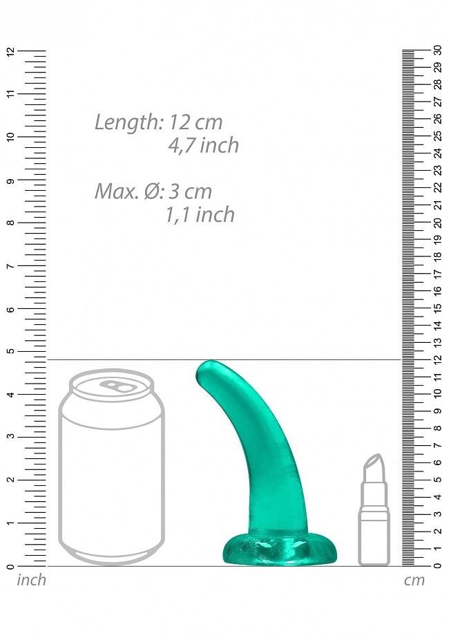     Non Realistic Dildo with Suction Cup, 12  3 