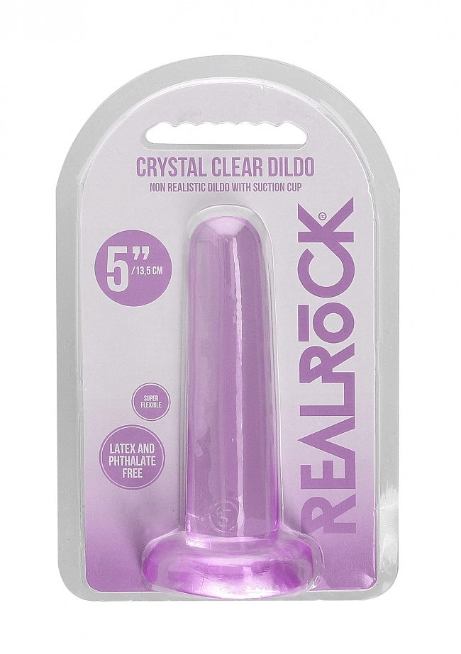   Non Realistic Dildo with Suction Cup Purple, 13,5  3 