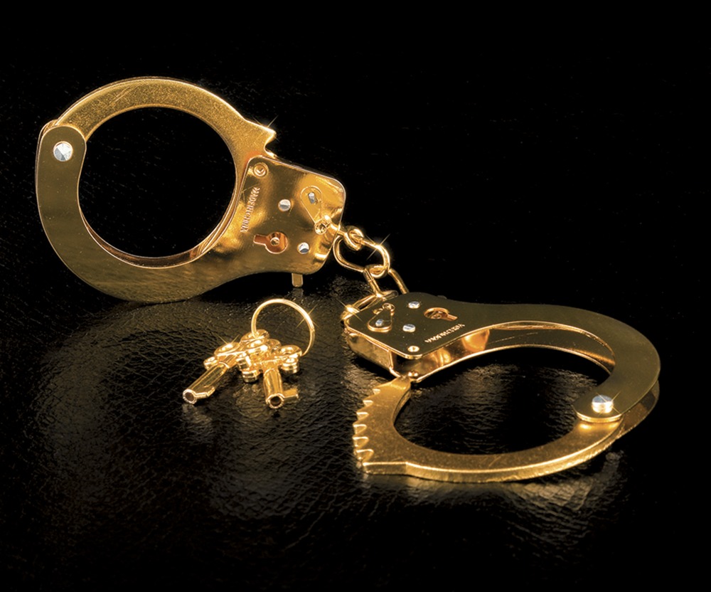     FFS Gold Metal Cuffs Pipedream, 