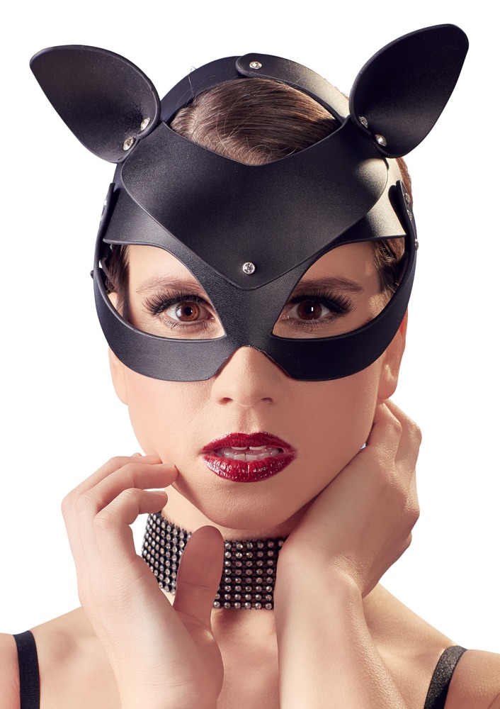   2492725 Bad Kitty Cat Mask Black,  