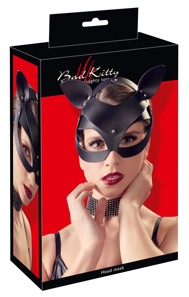   2492725 Bad Kitty Cat Mask Black,  