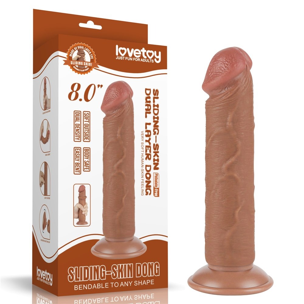  8' Sliding Skin Dual Layer Dong Brown