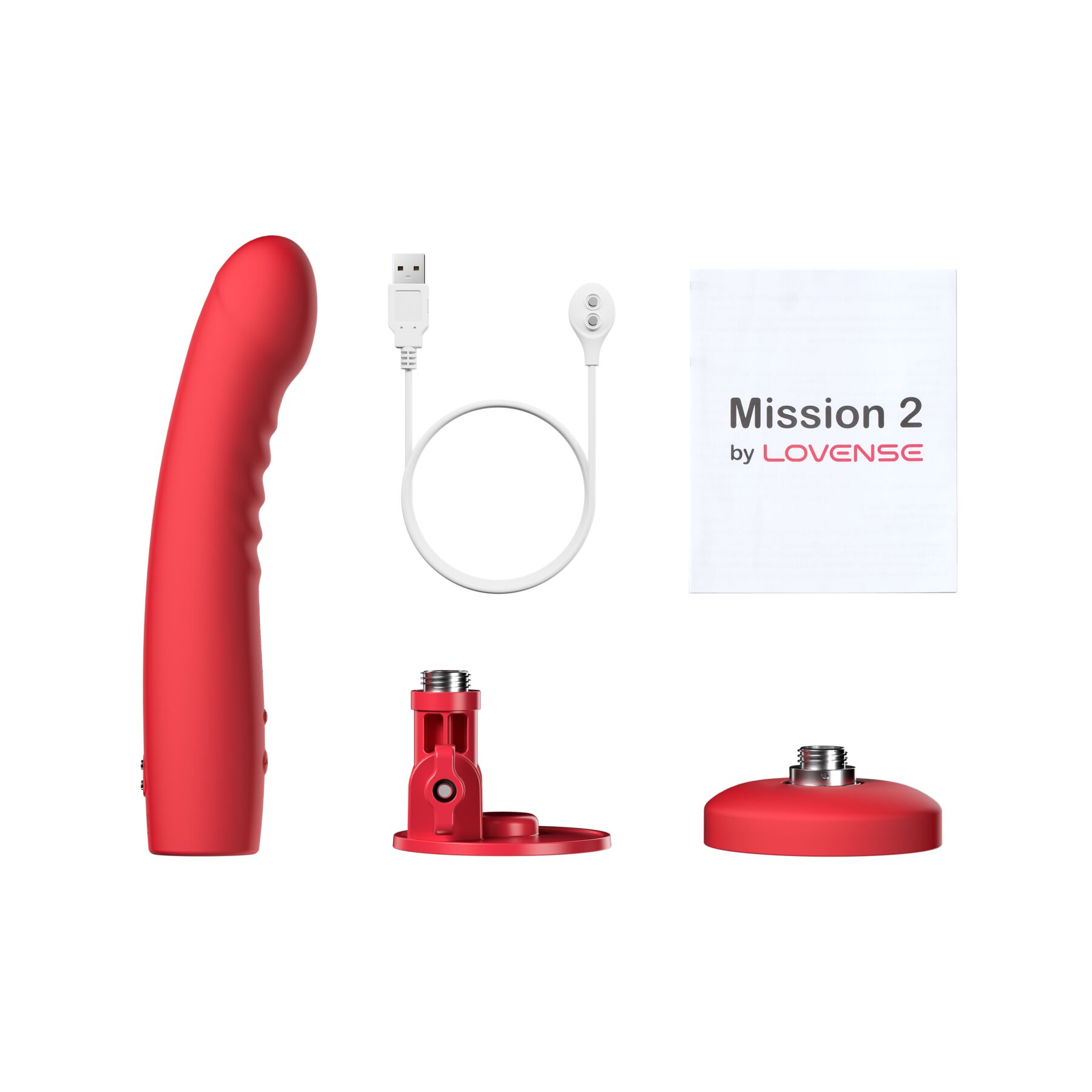    Lovense Mission 2 Vibrating suction cup dildo 