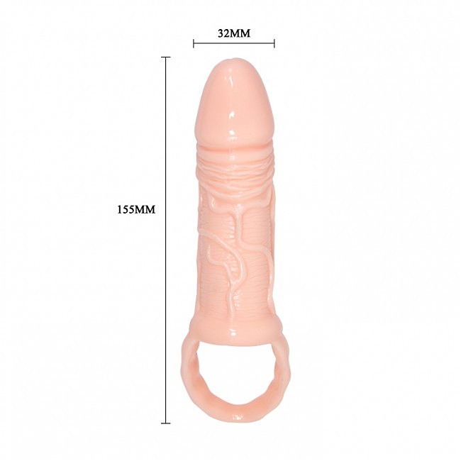     Pretty Love Breyden Penis Sleeve Flesh, 15,5  3,2 