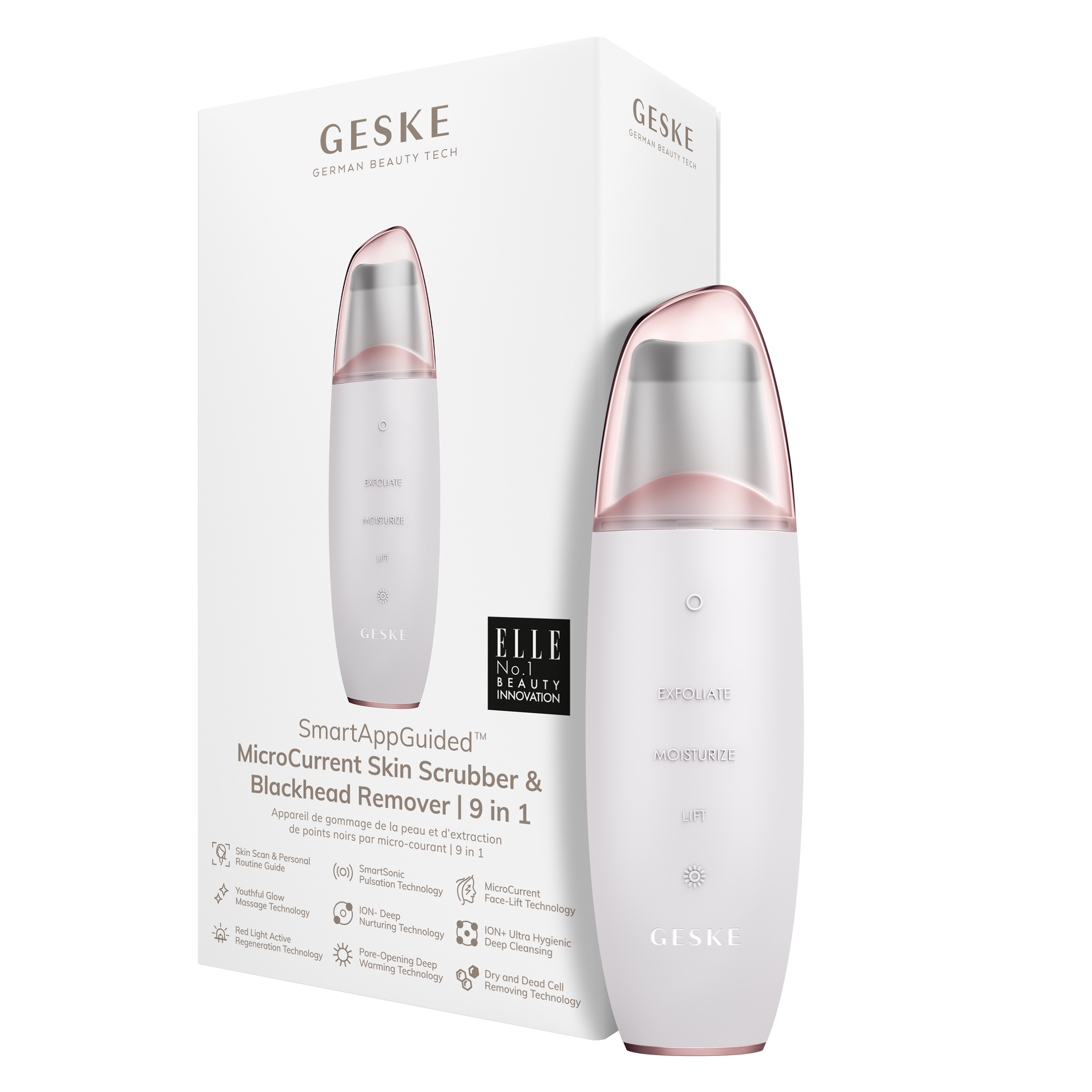         GESKE MicroCurrent Skin Scrubber&Blackhead Remover 91 starlight