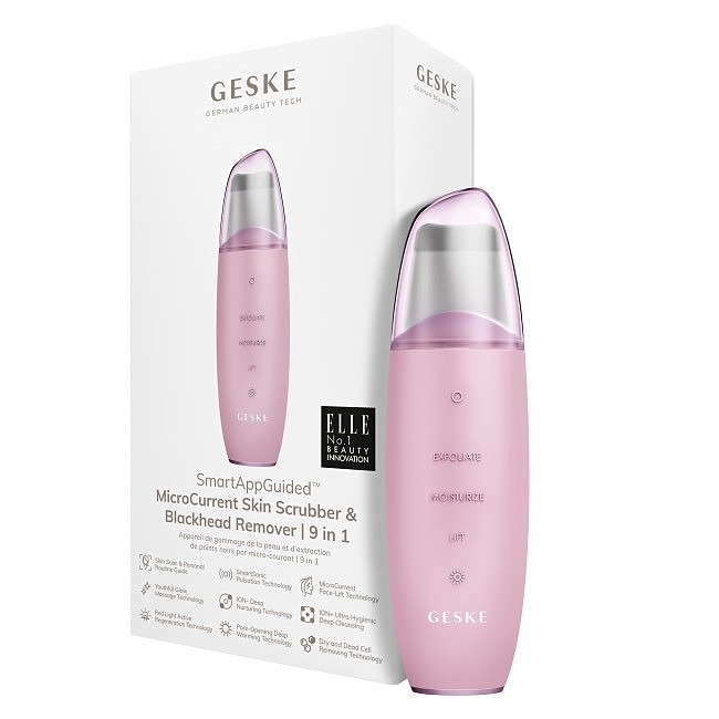         GESKE MicroCurrent Skin Scrubber&Blackhead Remover 91 pink