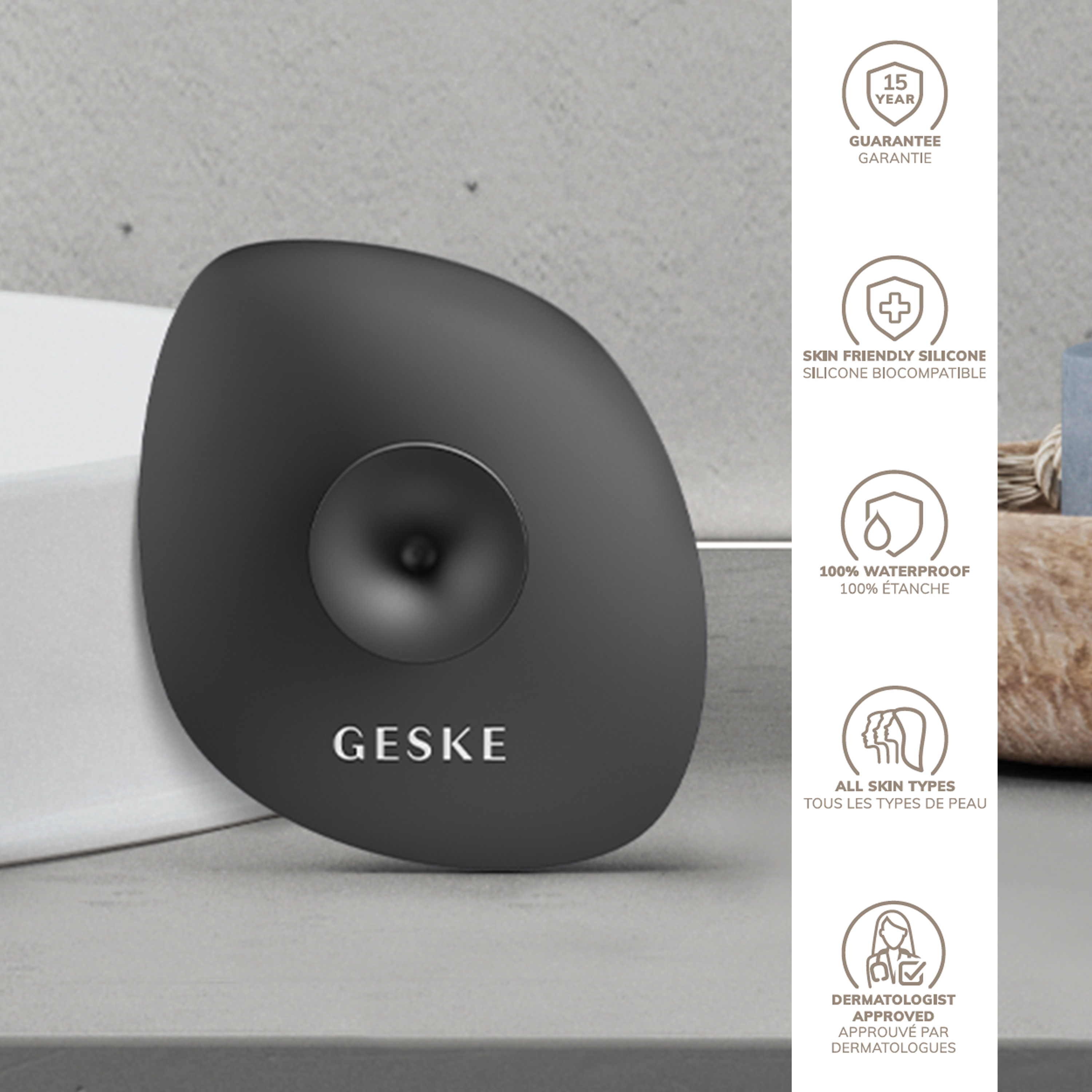    GESKE Facial Brush 41   gray