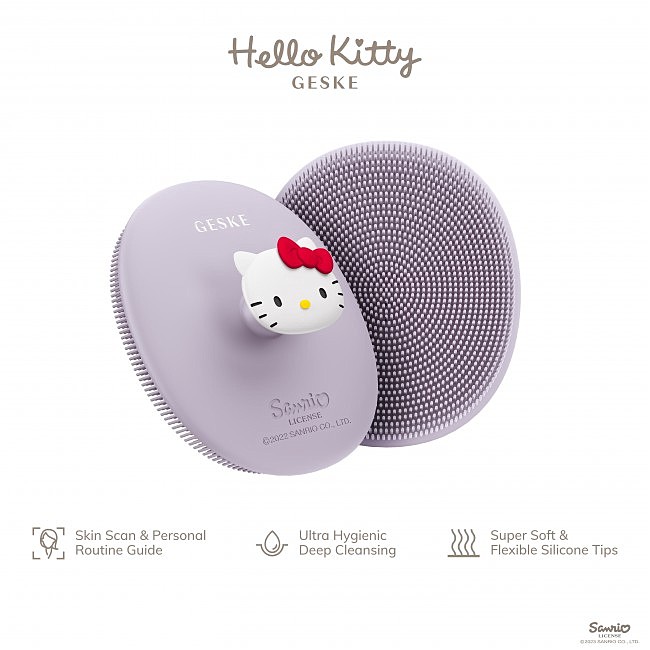    GESKE Facial Brush 31 by Hello Kitty   purple