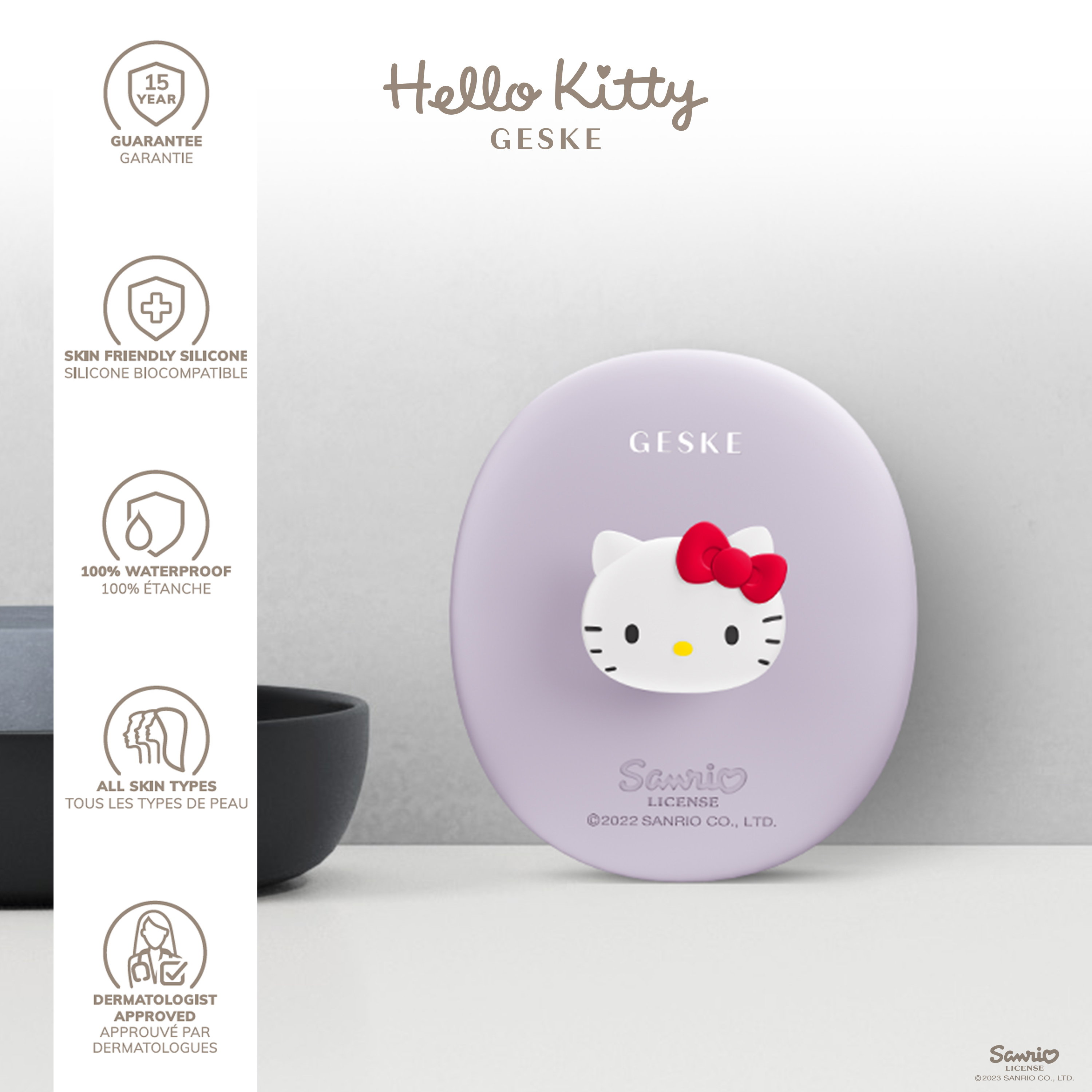    GESKE Facial Brush 31 by Hello Kitty   purple