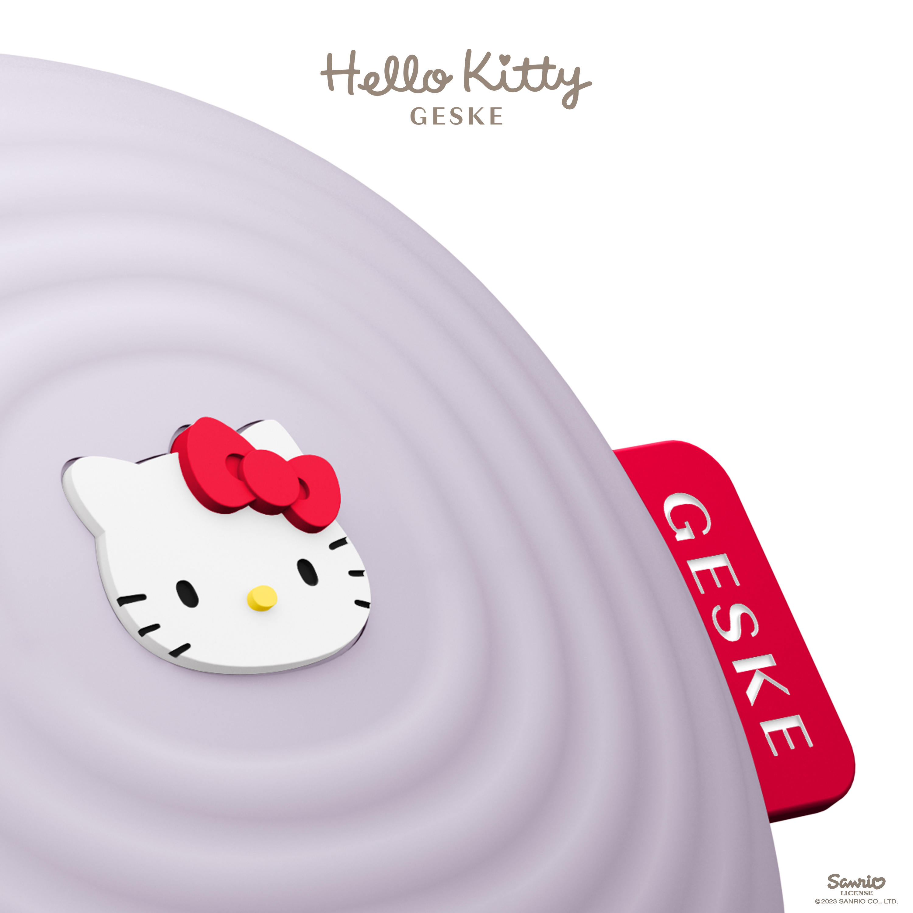      GESKE Sonic Facial Brush 41 by Hello Kitty purple