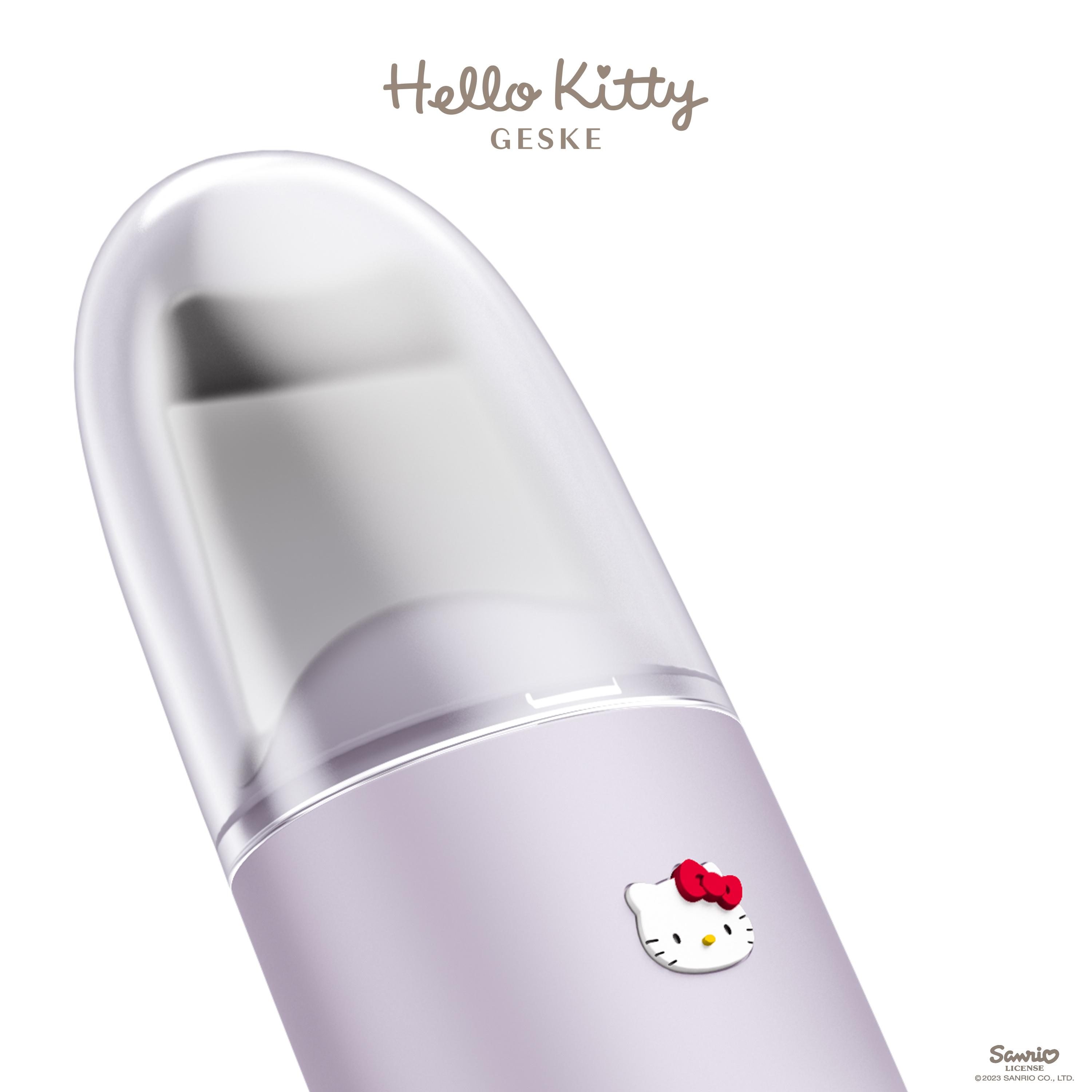         GESKE MicroCurrent Skin Scrubber&Blackhead Remover 91 Hello Kitty purple