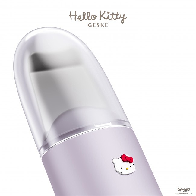         GESKE MicroCurrent Skin Scrubber&Blackhead Remover 91 Hello Kitty purple