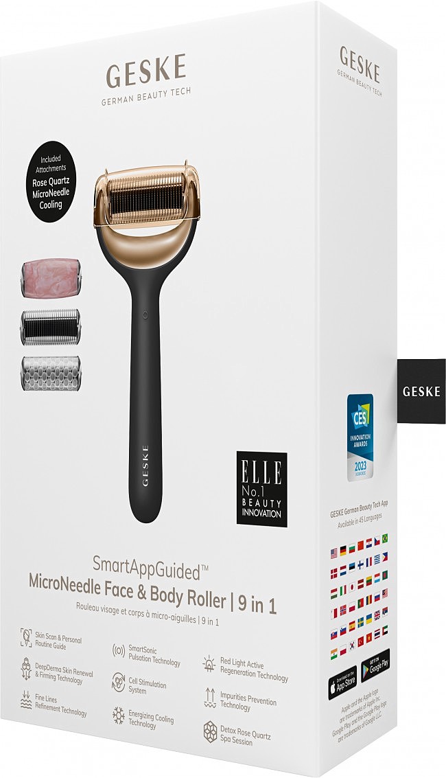        GESKE MicroNeedle Face&Body Roller 91 gray