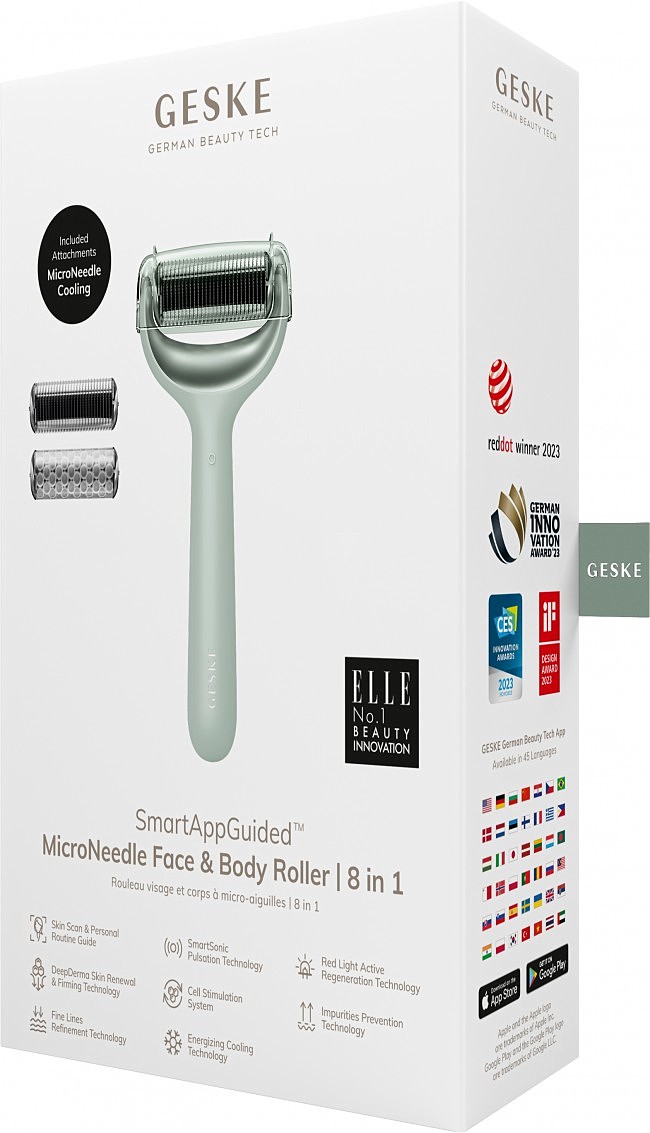         GESKE MicroNeedle Face&Body Roller 81 green