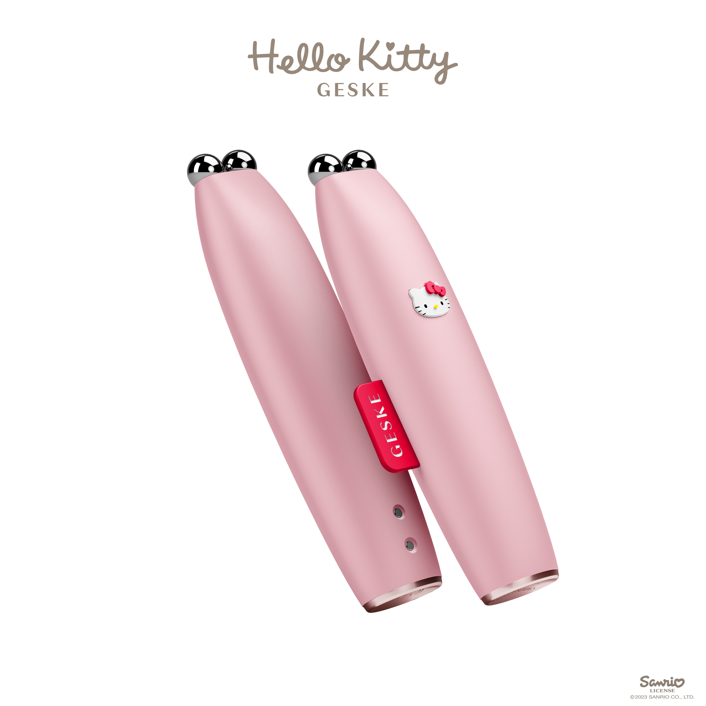      GESKE MicroCurrent Face-Lift Pen 61 by Hello Kitty pink