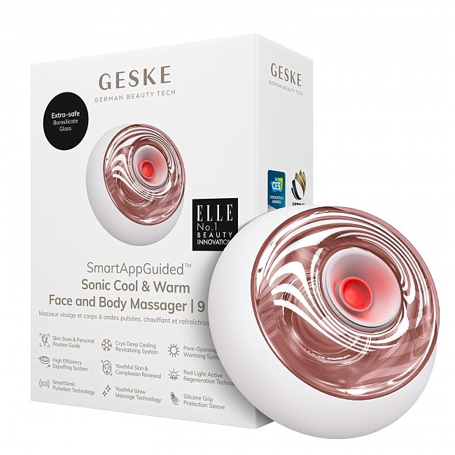      GESKE Sonic Cool&Warm Face and Body Massager 91 starlight