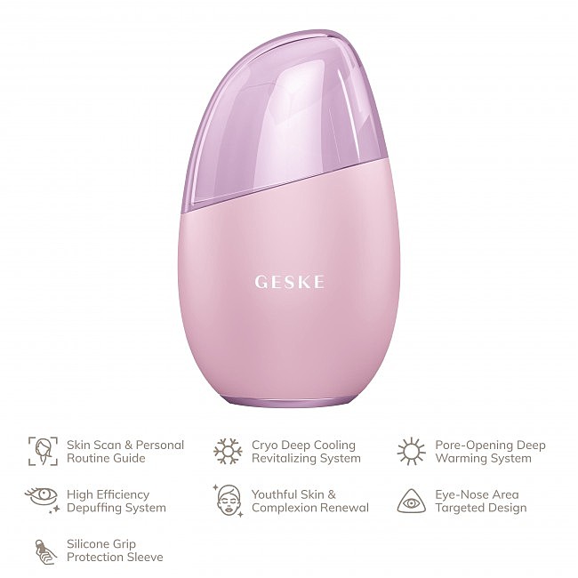    GESKE Cool&Warm Eye and Face Massager 71 pink