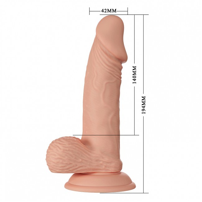  Beautiful Encounter Zebulon Dildo Flesh, 19,4 