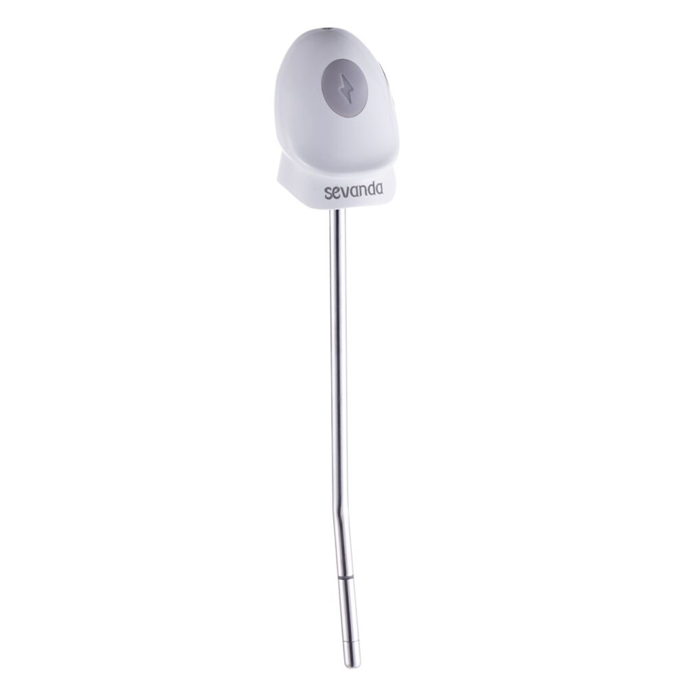  - LOCKINK SEVANDA Vibrating & E-stim Metal Urethral Sounding White, 18  0,6 