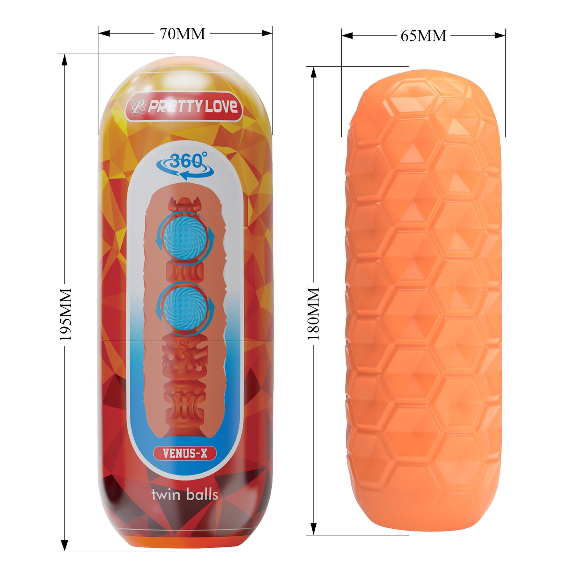 - Pretty Love Venus-X Orange    , 18  6,5 