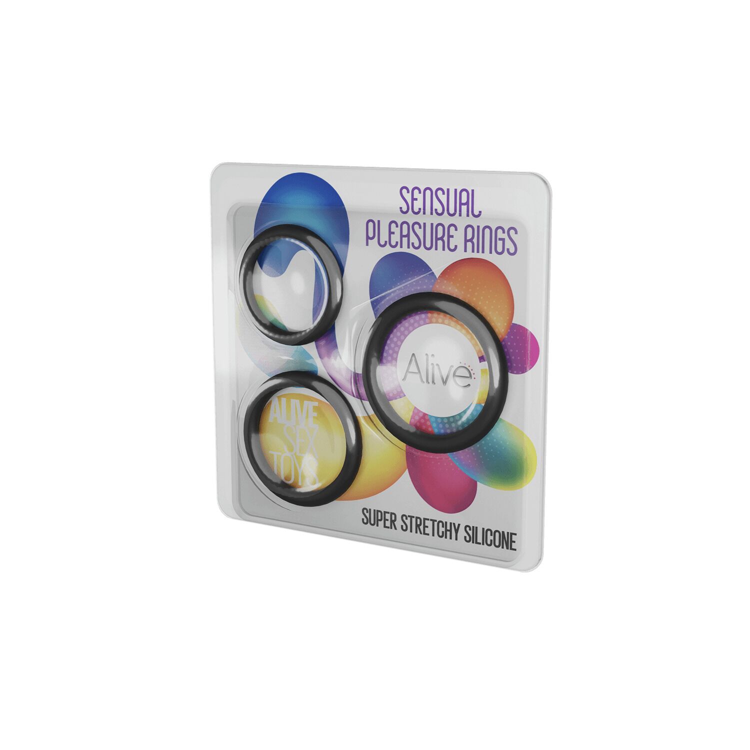    Alive Sensual Pleasure Rings, 3 