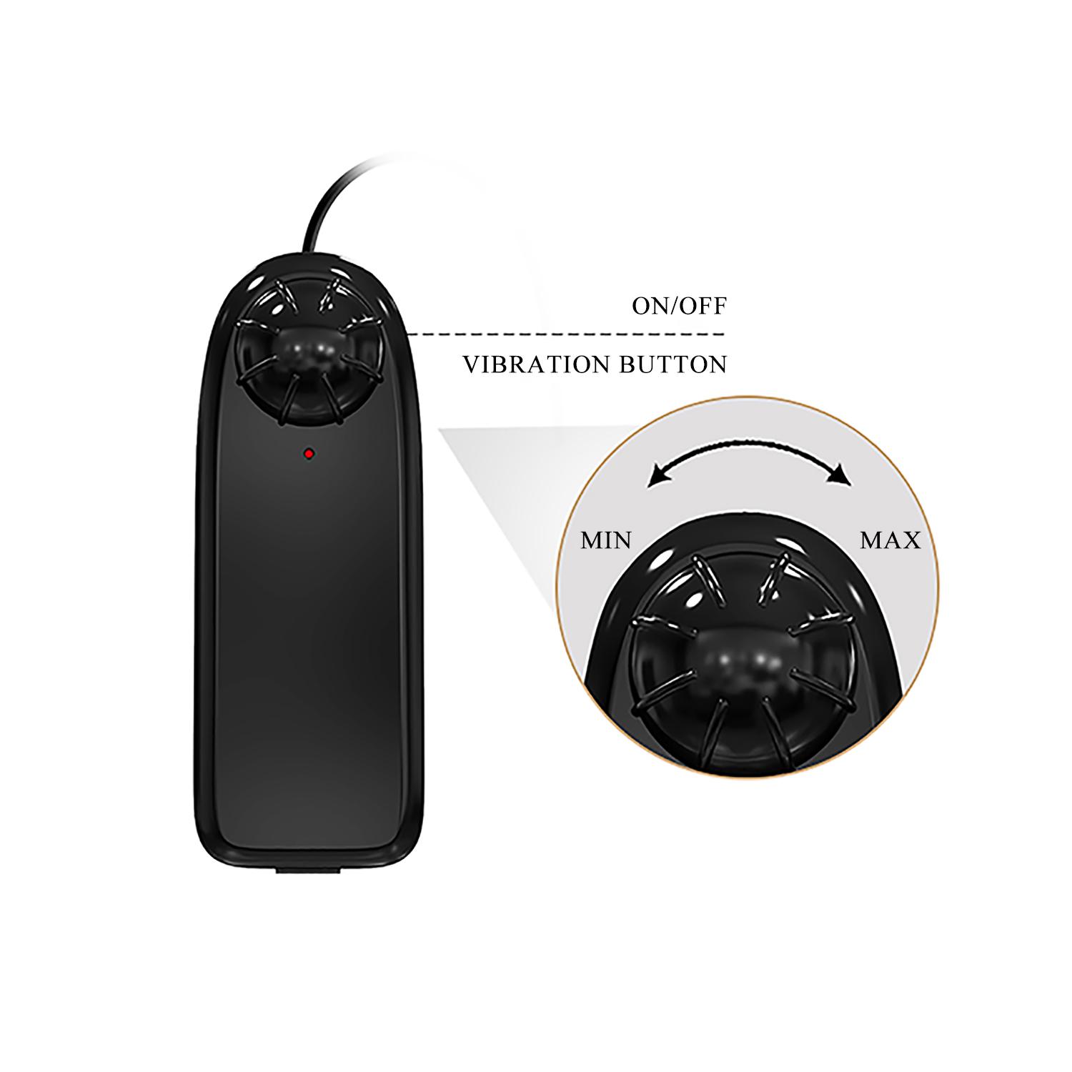   Baile Beautiful Encounter Bahamut Vibrator Flesh, 21,8   4,6 